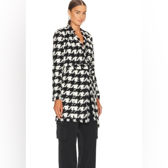 L'AGENCE Houndstooth Coat - Picture 2 of 6